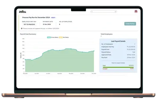 Payroll dashboard