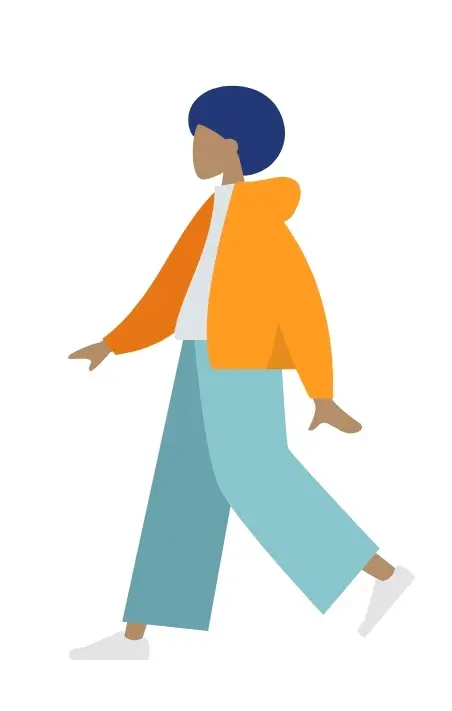 Person walking